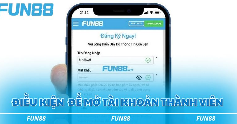 cách tạo tài khoản fun88